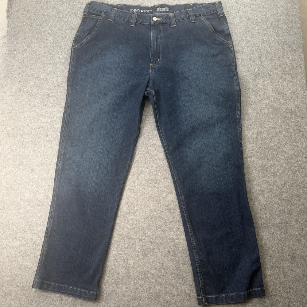 Carhartt 102808 Men's Rugged Flex Relaxed Fit Utility Jean Men's Size 44x32 Blue